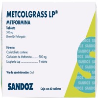 Metcolgrass Lp 500 Mg 60 Tabletas