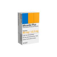 Micardis Plus 80 Mg/ 12.5 Mg 28 Tabletas