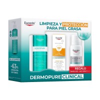 Pack Dermopure Gel 400 Ml + Oil Control Spf50 50 Ml + Mist 50 Ml