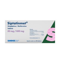 Siptatinmet 50/850 Mg 56 Tabletas