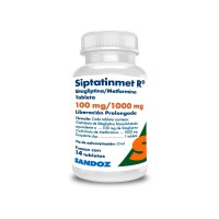 Siptatinmet R 100/1000 Mg 14 Tabletas