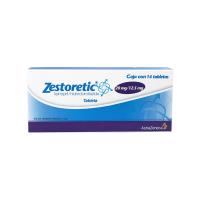 Zestoretic 20 Mg / 12.5 Mg 14 Tabletas 