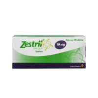 Zestril 10 Mg 28 Tabletas